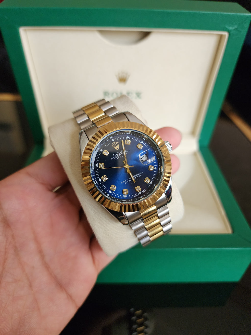 Rolex: Date - Blue Dial