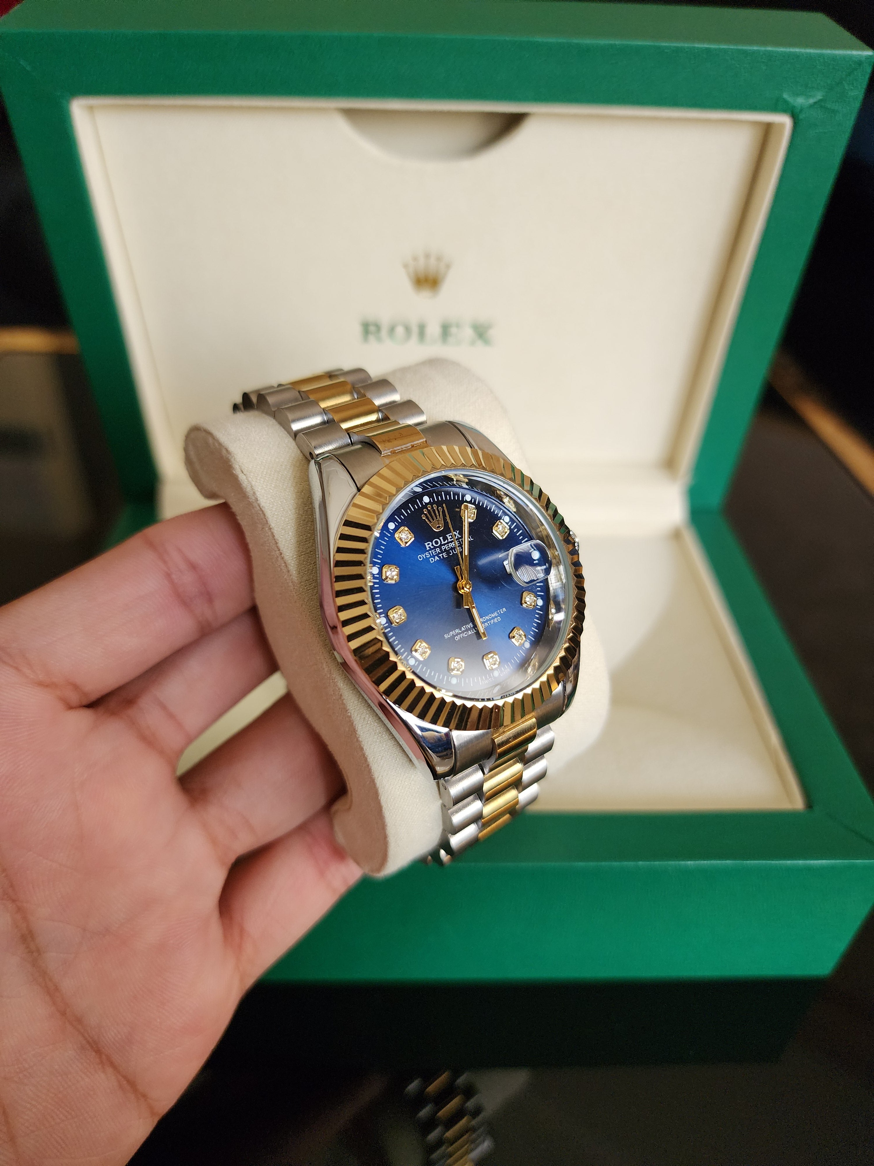 Rolex: Date - Blue Dial