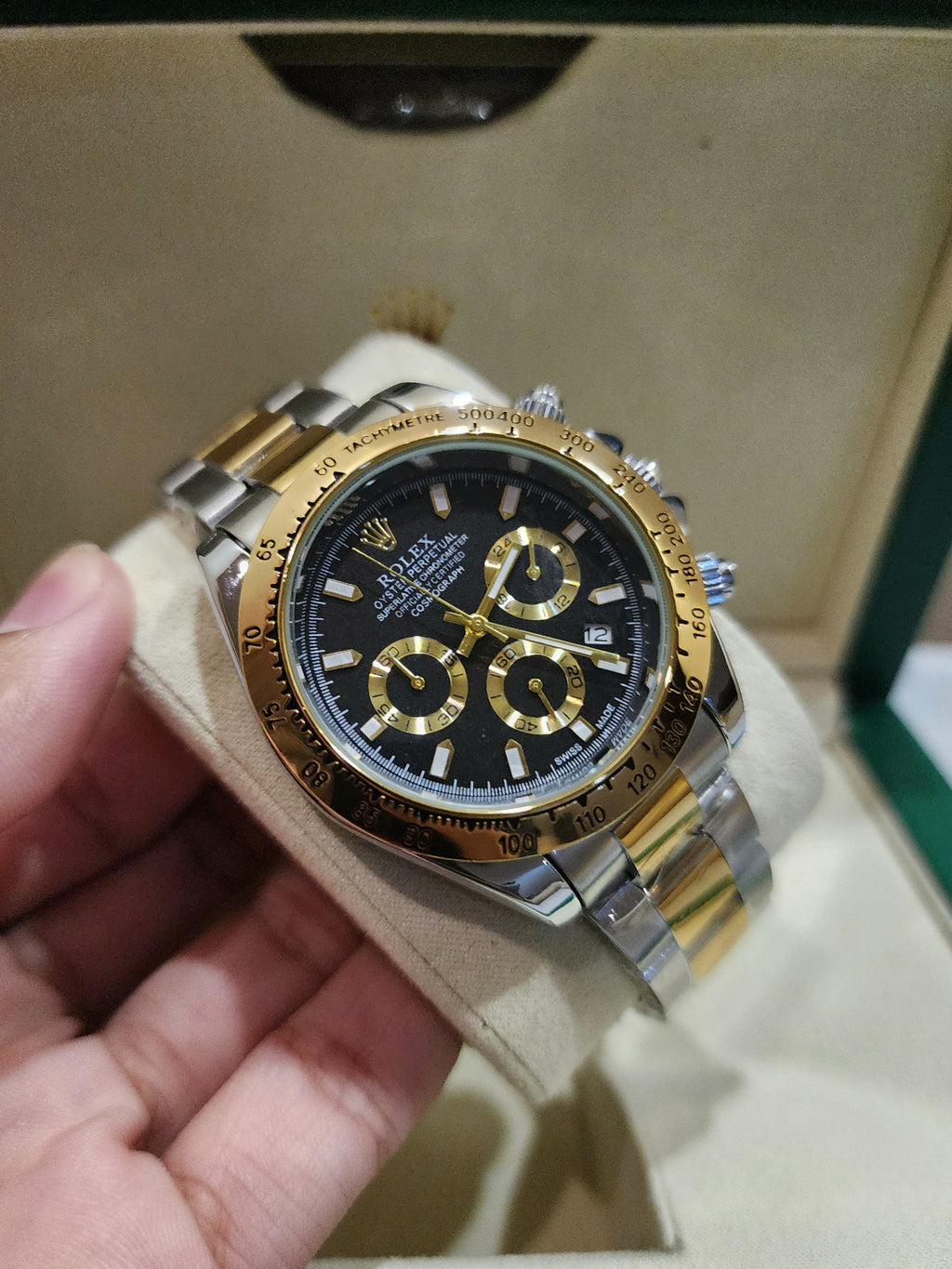 Rolex: Daytona - Chronograph Working - Black Golden