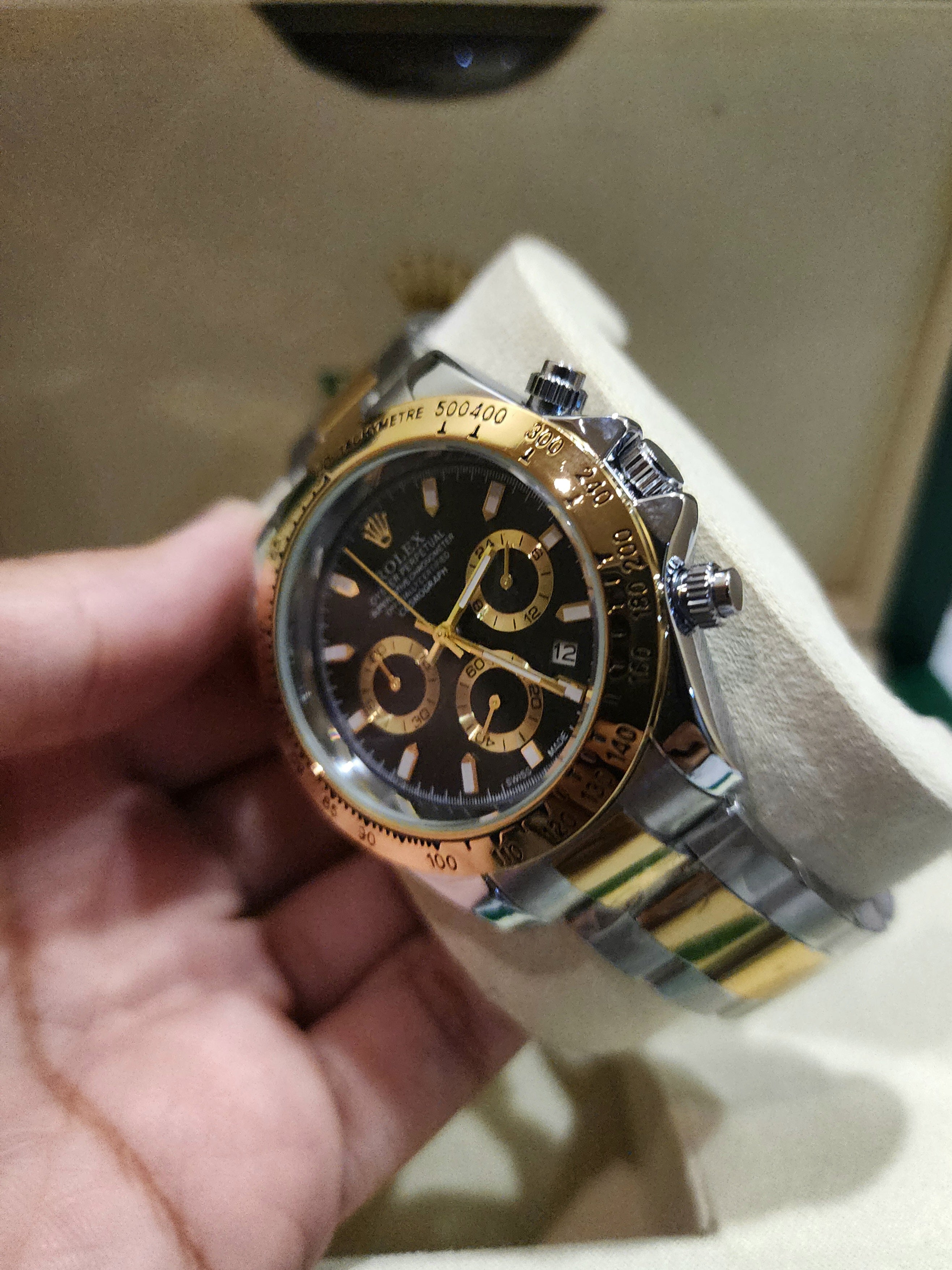 Rolex: Daytona - Chronograph Working - Black Golden