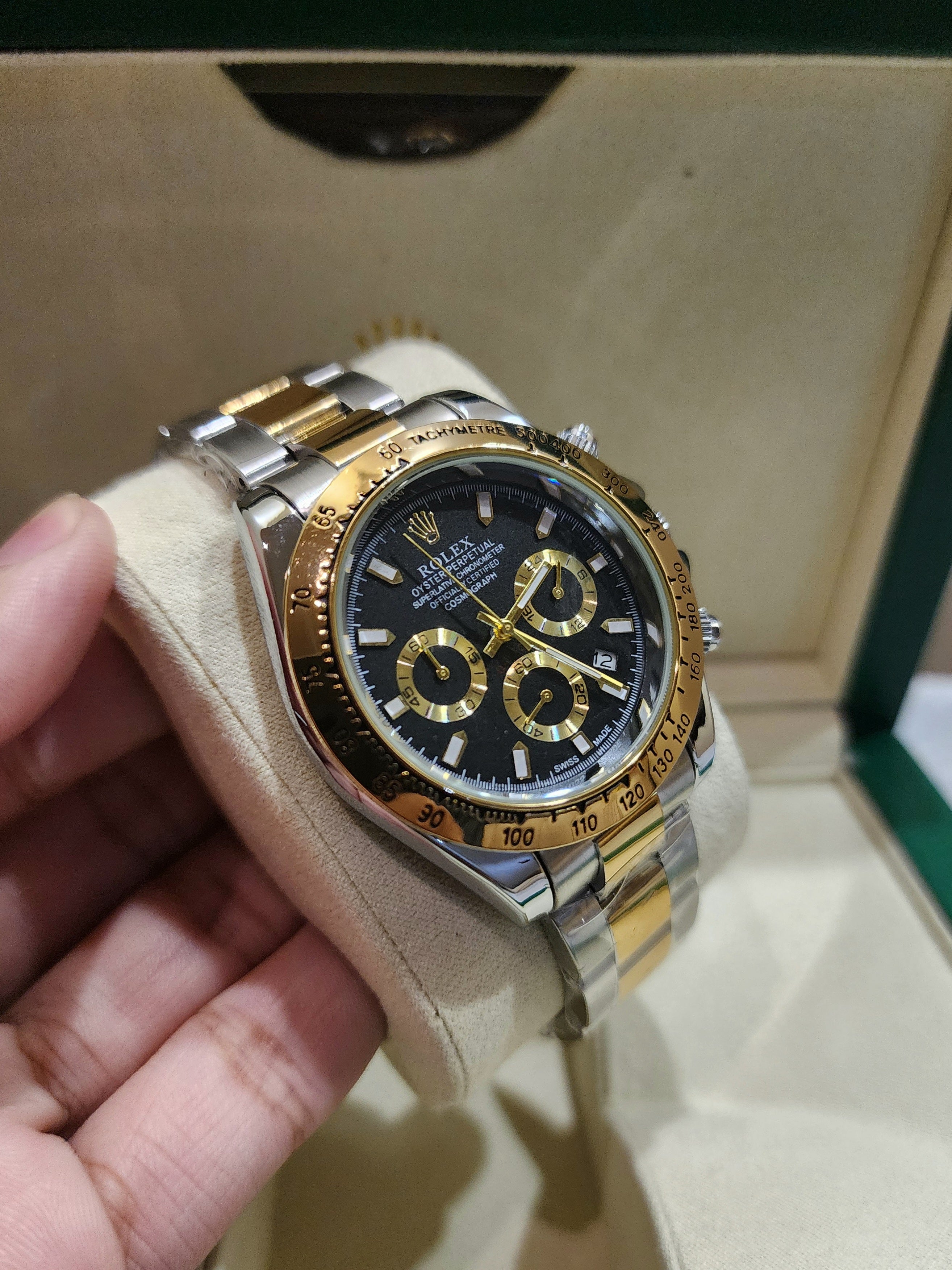 Rolex: Daytona - Chronograph Working - Black Golden