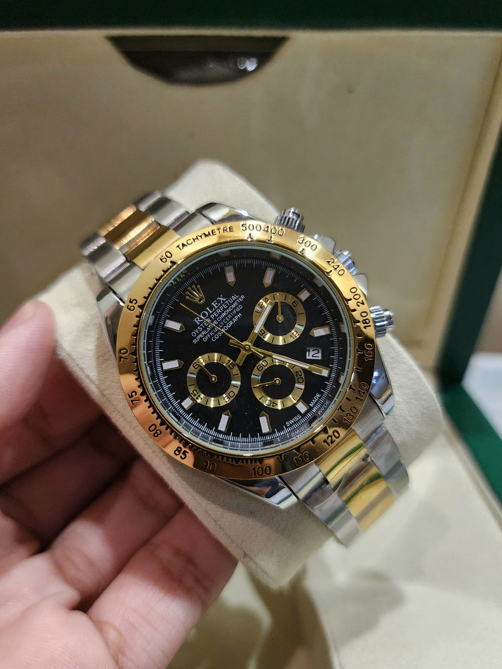 Rolex: Daytona - Chronograph Working - Black Golden